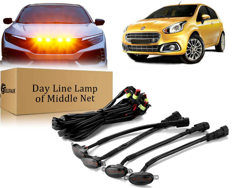     			4x4 Daytime Running Light Led Car Grill Raptor Style Emergency Warning Off-Roading Light For Punto Evo