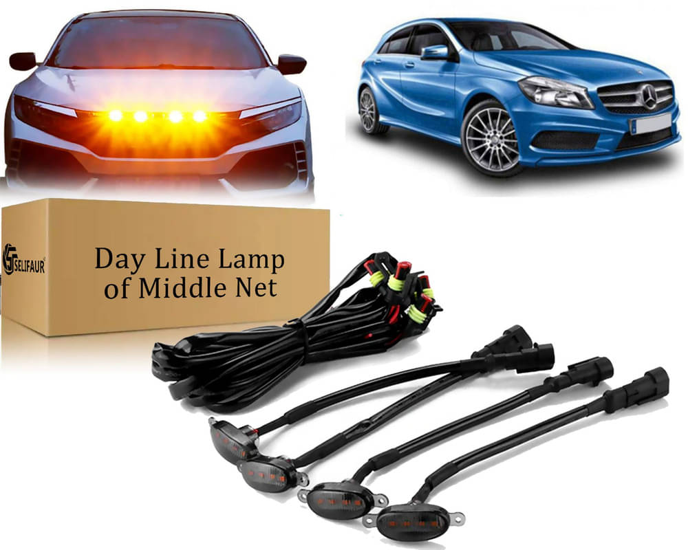    			4x4 Daytime Running Light Led Car Grill Raptor Style Emergency Warning Off-Roading Light For Benz A180