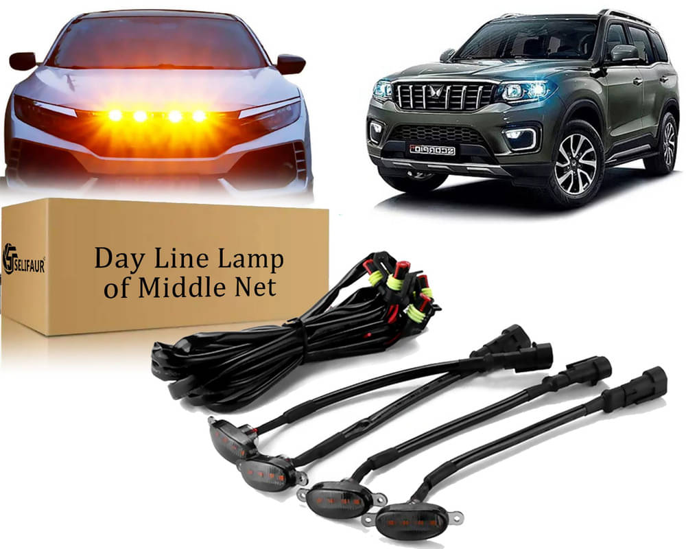 4x4 Daytime Running Light Led Car Grill Raptor Style Emergency Warning Off-Roading Light For Scorpio N 4x4 Daytime Running Light Led Car Grill Raptor Style Emergency Warning Off-Roading Light For Scorpio N