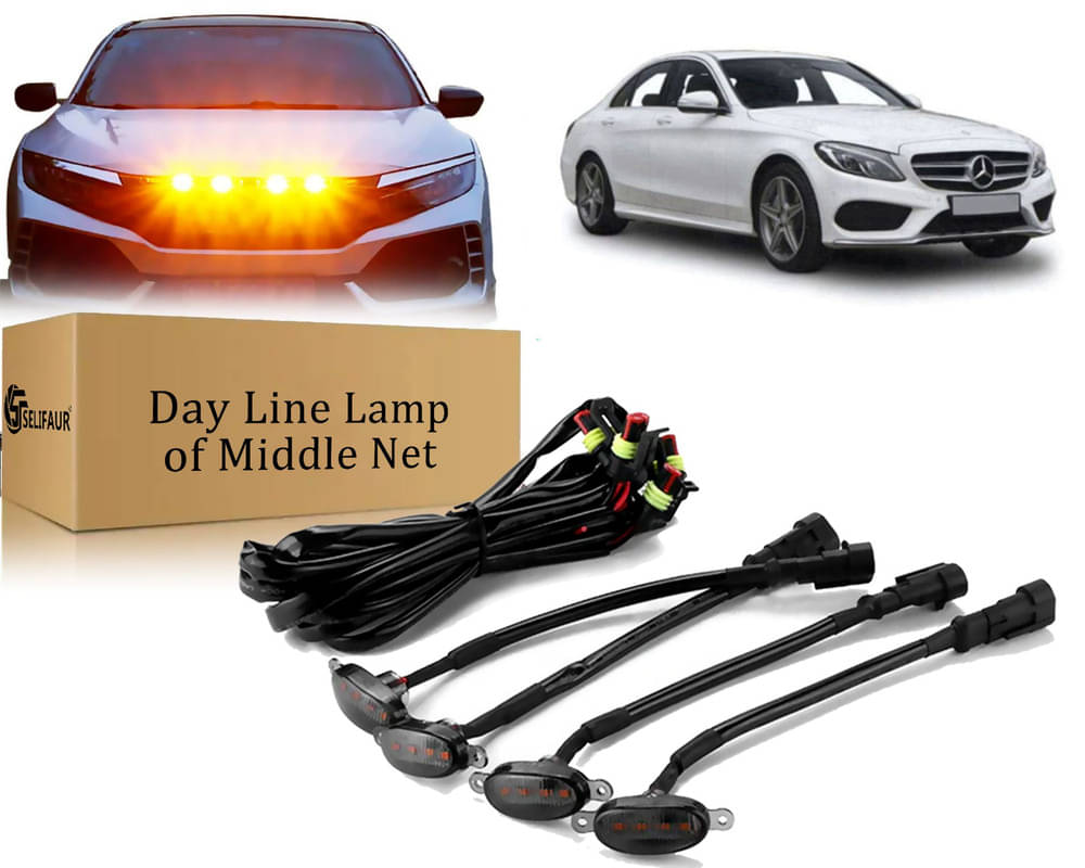     			4x4 Daytime Running Light Led Car Grill Raptor Style Emergency Warning Off-Roading Light For C220