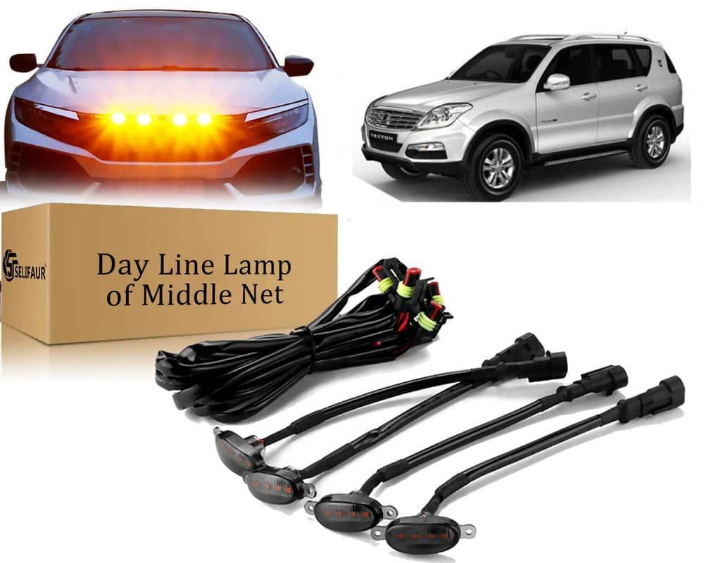     			4x4 Daytime Running Light Led Car Grill Raptor Style Emergency Warning Off-Roading Light For Rexton