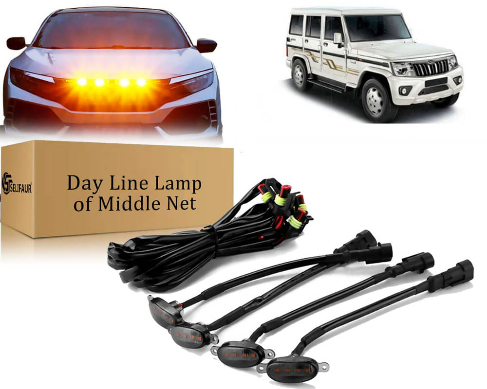 4x4 Daytime Running Light Led Car Grill Raptor Style Emergency Warning Off-Roading Light For Bolero 2020 4x4 Daytime Running Light Led Car Grill Raptor Style Emergency Warning Off-Roading Light For Bolero 2020
