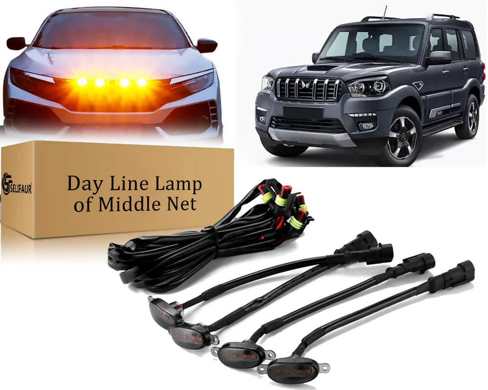 4x4 Daytime Running Light Led Car Grill Raptor Style Emergency Warning Off-Roading Light For Scorpio Classic 4x4 Daytime Running Light Led Car Grill Raptor Style Emergency Warning Off-Roading Light For Scorpio Classic