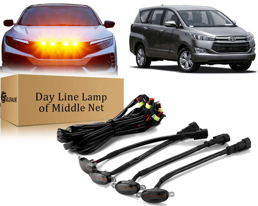     			4x4 Daytime Running Light Led Car Grill Raptor Style Emergency Warning Off-Roading Light For Innova Crysta 2016