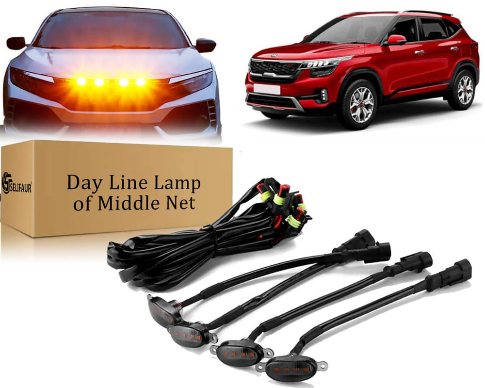 4x4 Daytime Running Light Led Car Grill Raptor Style Emergency Warning Off-Roading Light For Kia Seltos 4x4 Daytime Running Light Led Car Grill Raptor Style Emergency Warning Off-Roading Light For Kia Seltos