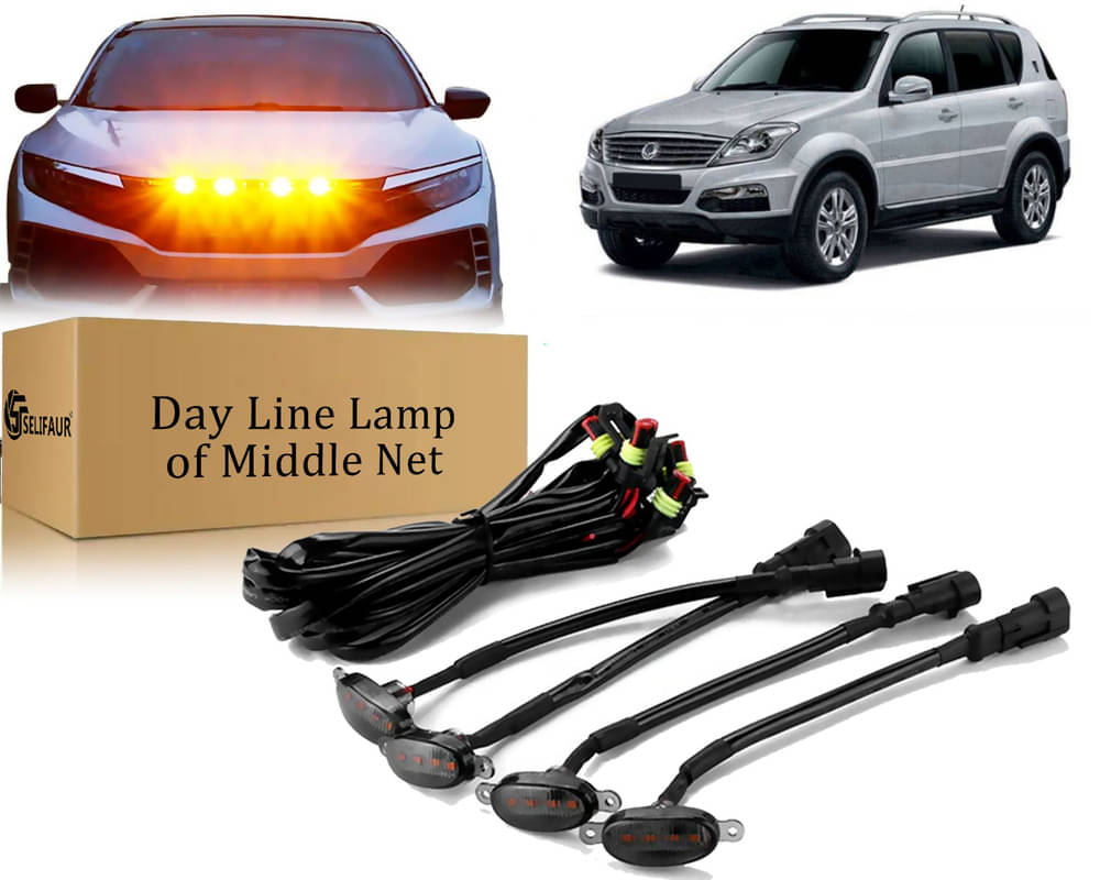 4x4 Daytime Running Light Led Car Grill Raptor Style Emergency Warning Off-Roading Light For Ssangyong Rexton 4x4 Daytime Running Light Led Car Grill Raptor Style Emergency Warning Off-Roading Light For Ssangyong Rexton