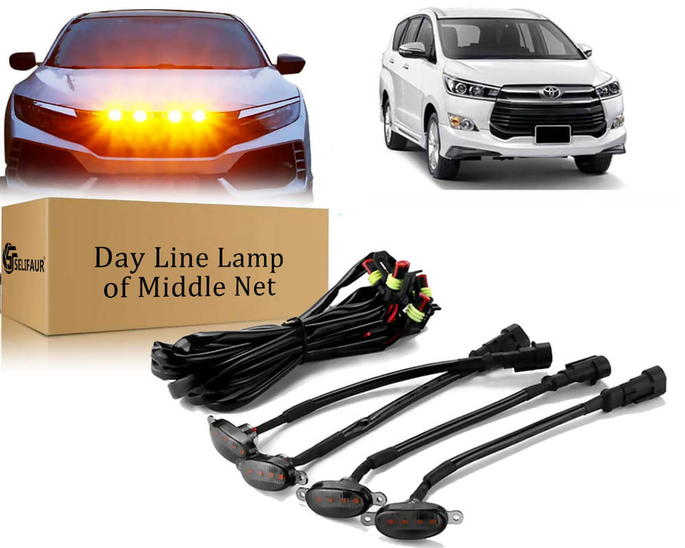     			4x4 Daytime Running Light Led Car Grill Raptor Style Emergency Warning Off-Roading Light For Innova Crysta 2019