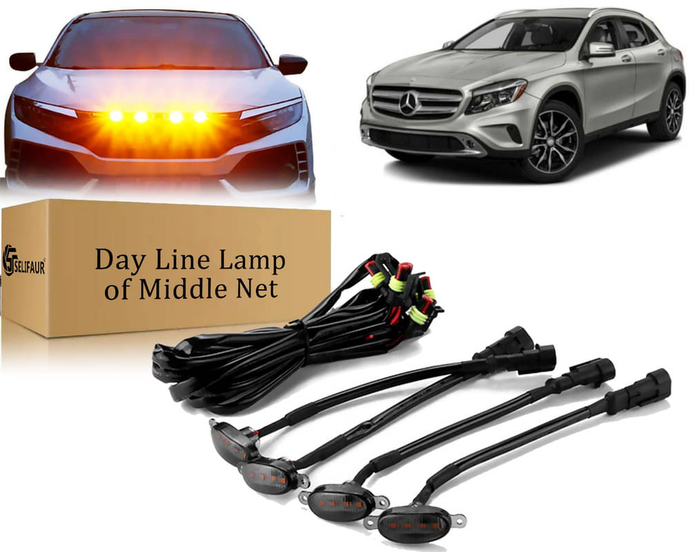     			4x4 Daytime Running Light Led Car Grill Raptor Style Emergency Warning Off-Roading Light For Benz GLA-Class
