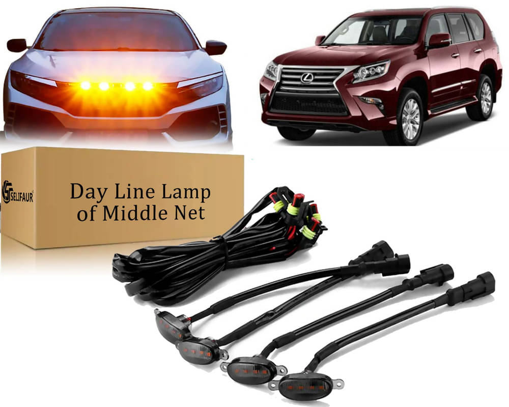 4x4 Daytime Running Light Led Car Grill Raptor Style Emergency Warning Off-Roading Light For GX 4x4 Daytime Running Light Led Car Grill Raptor Style Emergency Warning Off-Roading Light For GX