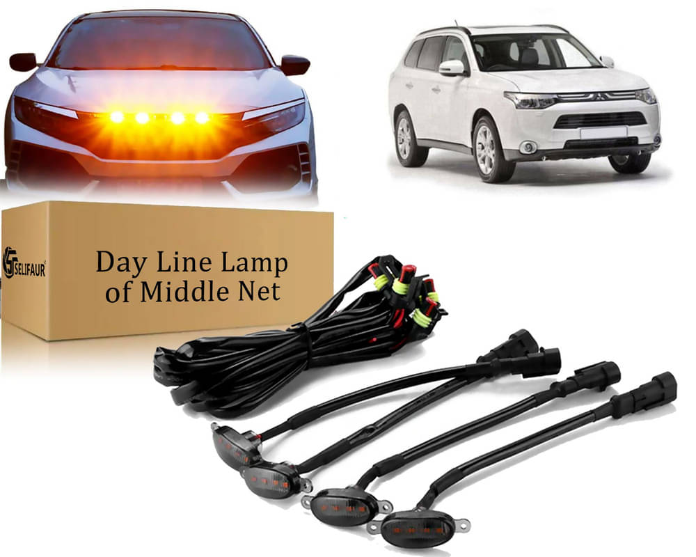     			4x4 Daytime Running Light Led Car Grill Raptor Style Emergency Warning Off-Roading Light For Outlander