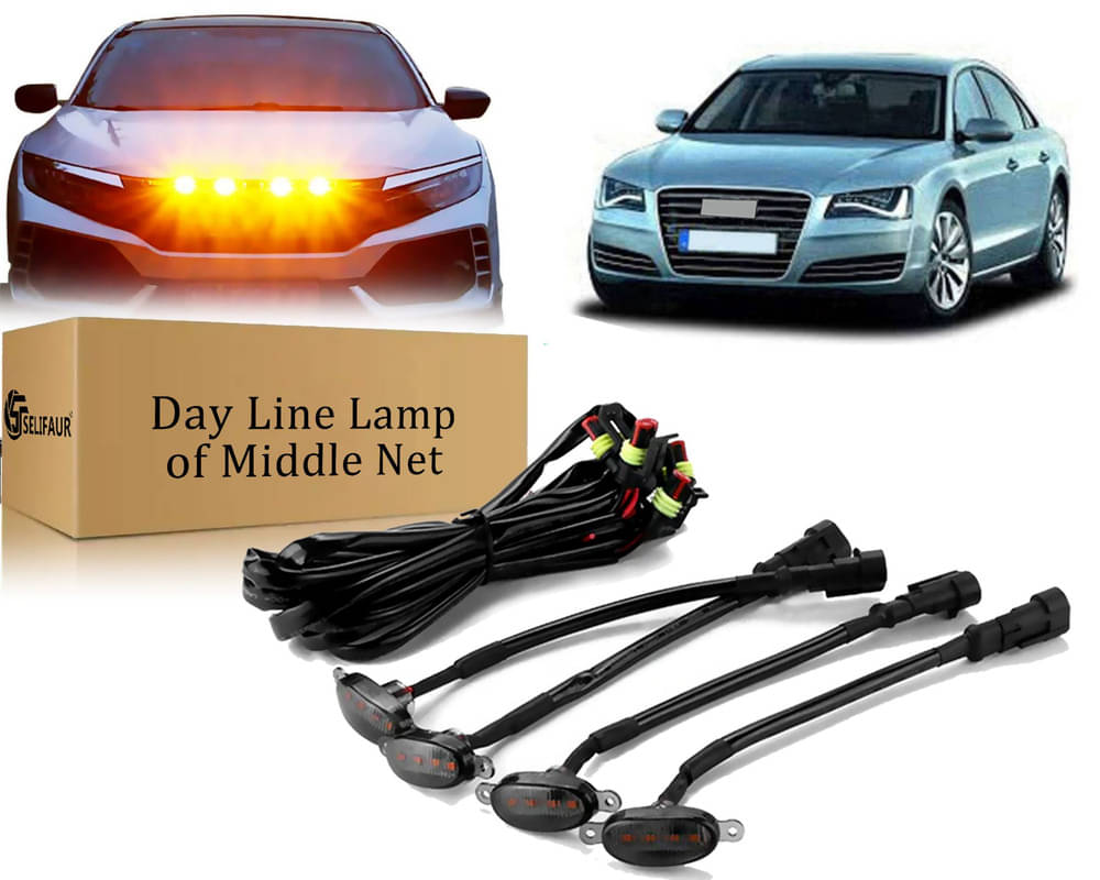     			4x4 Daytime Running Light Led Car Grill Raptor Style Emergency Warning Off-Roading Light For A8