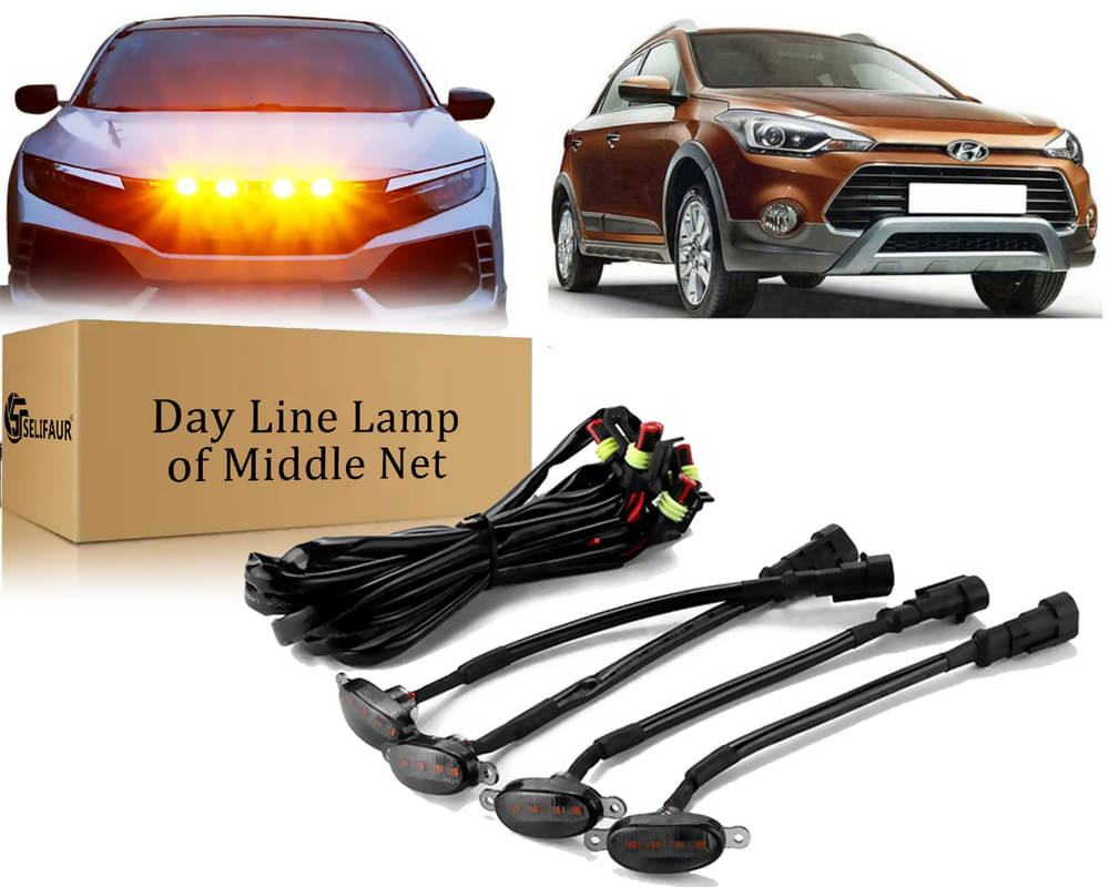     			4x4 Daytime Running Light Led Car Grill Raptor Style Emergency Warning Off-Roading Light For I20 Active