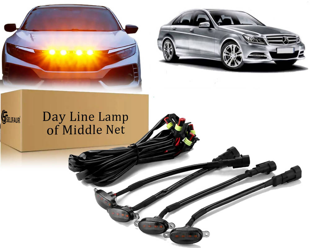     			4x4 Daytime Running Light Led Car Grill Raptor Style Emergency Warning Off-Roading Light For C180