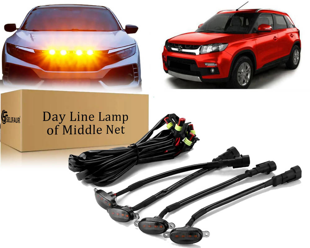     			4x4 Daytime Running Light Led Car Grill Raptor Style Emergency Warning Off-Roading Light For Brezza
