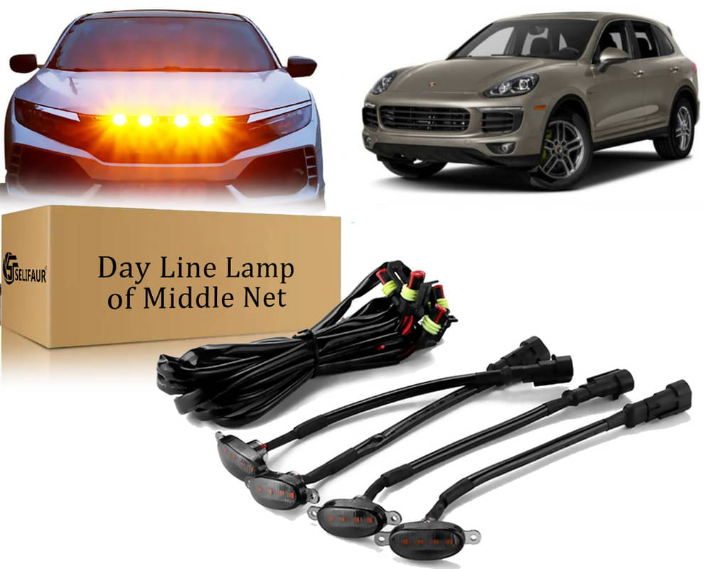 4x4 Daytime Running Light Led Car Grill Raptor Style Emergency Warning Off-Roading Light For Cayenne E-Hybrid 4x4 Daytime Running Light Led Car Grill Raptor Style Emergency Warning Off-Roading Light For Cayenne E-Hybrid
