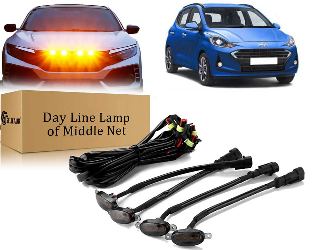 4x4 Daytime Running Light Led Car Grill Raptor Style Emergency Warning Off-Roading Light For I10 Grand Nios 4x4 Daytime Running Light Led Car Grill Raptor Style Emergency Warning Off-Roading Light For I10 Grand Nios