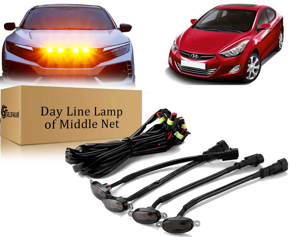     			4x4 Daytime Running Light Led Car Grill Raptor Style Emergency Warning Off-Roading Light For Elantra
