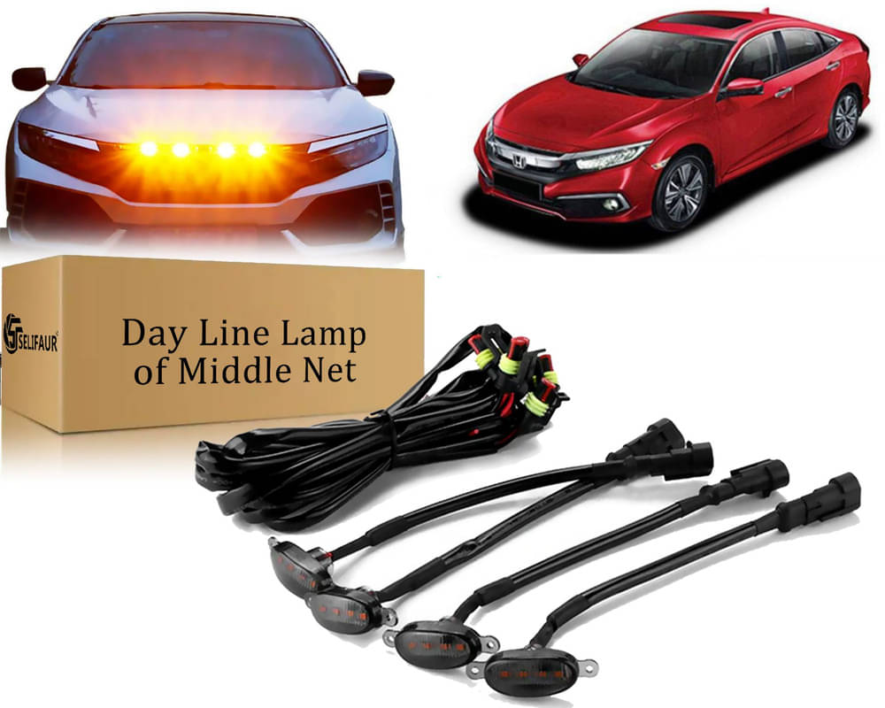 4x4 Daytime Running Light Led Car Grill Raptor Style Emergency Warning Off-Roading Light For Civic 2019 4x4 Daytime Running Light Led Car Grill Raptor Style Emergency Warning Off-Roading Light For Civic 2019