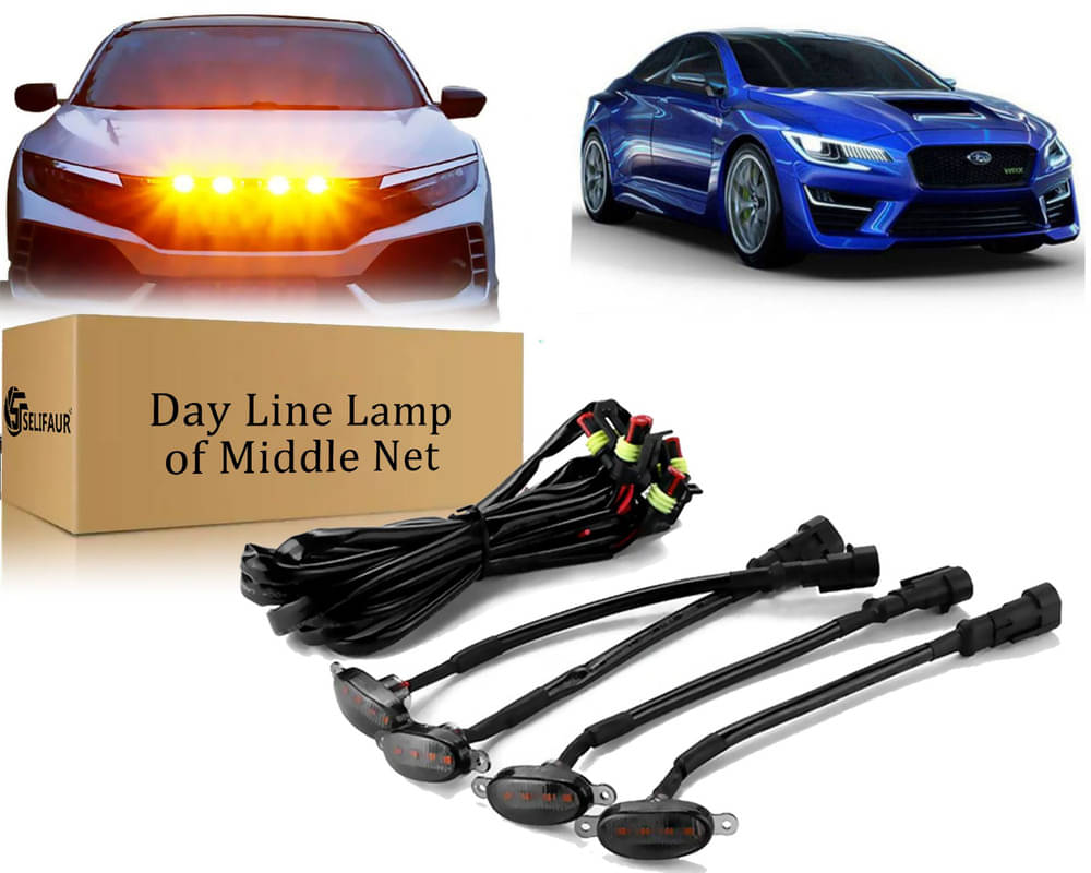     			4x4 Daytime Running Light Led Car Grill Raptor Style Emergency Warning Off-Roading Light For WRX