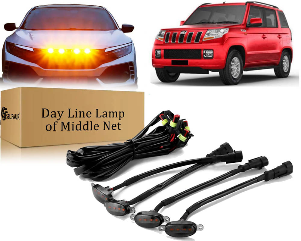     			4x4 Daytime Running Light Led Car Grill Raptor Style Emergency Warning Off-Roading Light For TUV-300
