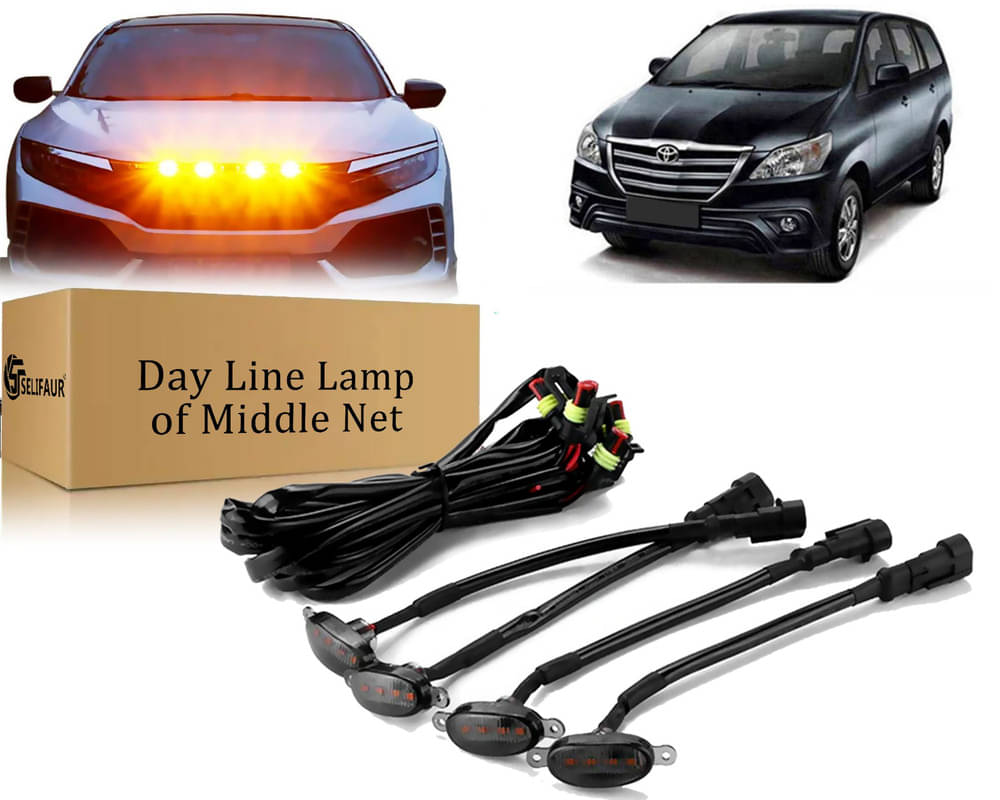     			4x4 Daytime Running Light Led Car Grill Raptor Style Emergency Warning Off-Roading Light For Innova 2013-2015