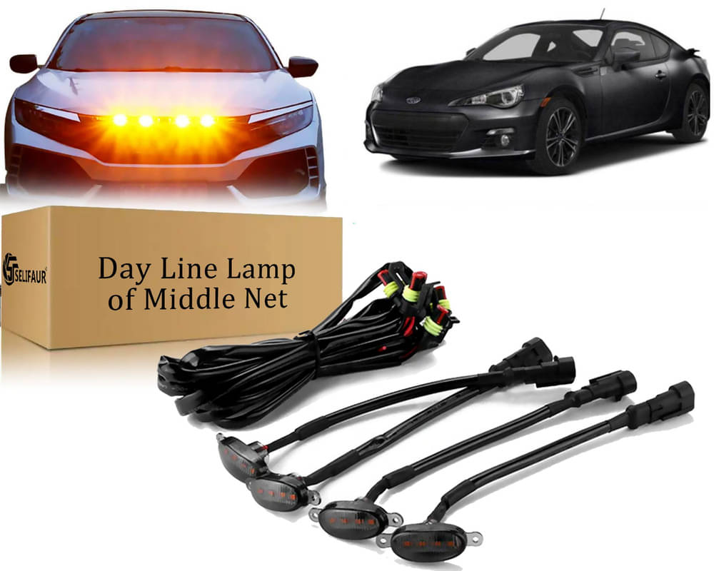     			4x4 Daytime Running Light Led Car Grill Raptor Style Emergency Warning Off-Roading Light For BRZ