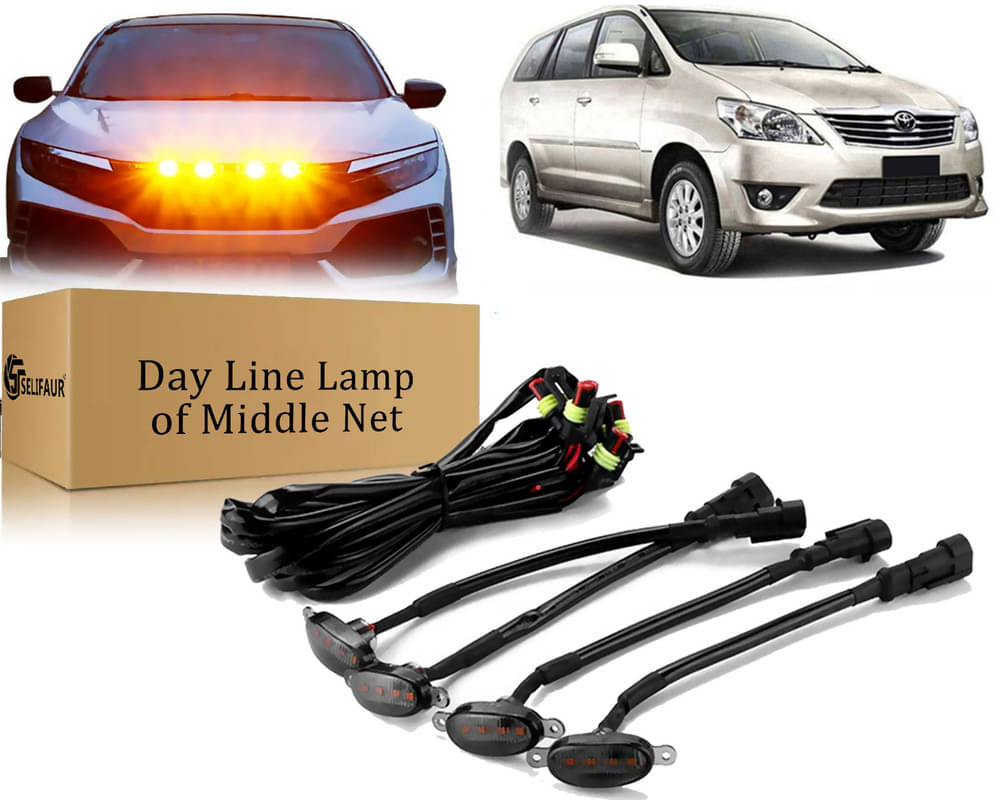     			4x4 Daytime Running Light Led Car Grill Raptor Style Emergency Warning Off-Roading Light For Innova 2012-2013