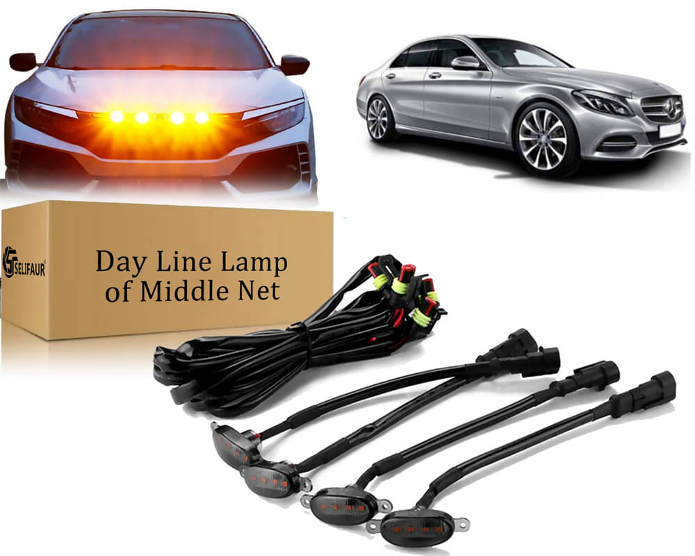     			4x4 Daytime Running Light Led Car Grill Raptor Style Emergency Warning Off-Roading Light For C200