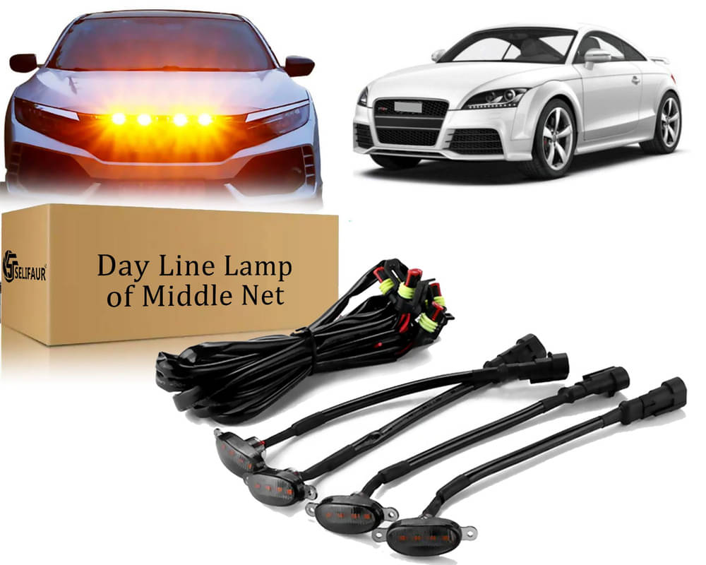     			4x4 Daytime Running Light Led Car Grill Raptor Style Emergency Warning Off-Roading Light For TT