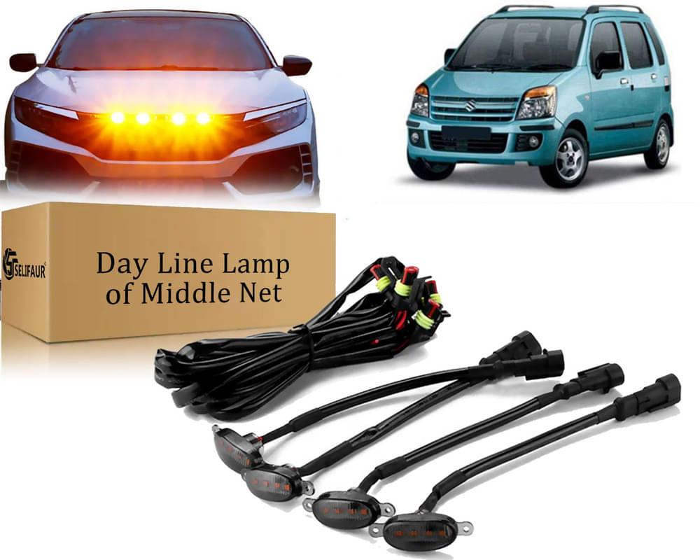 4x4 Daytime Running Light Led Car Grill Raptor Style Emergency Warning Off-Roading Light For WagonR 2006-2010 4x4 Daytime Running Light Led Car Grill Raptor Style Emergency Warning Off-Roading Light For WagonR 2006-2010
