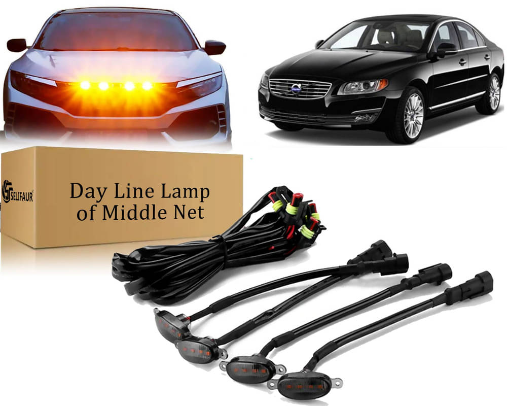     			4x4 Daytime Running Light Led Car Grill Raptor Style Emergency Warning Off-Roading Light For S80