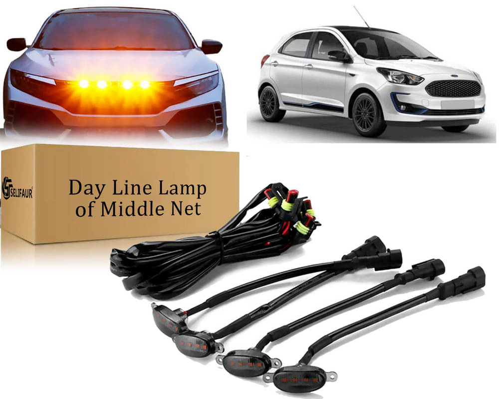     			4x4 Daytime Running Light Led Car Grill Raptor Style Emergency Warning Off-Roading Light For Figo 2019