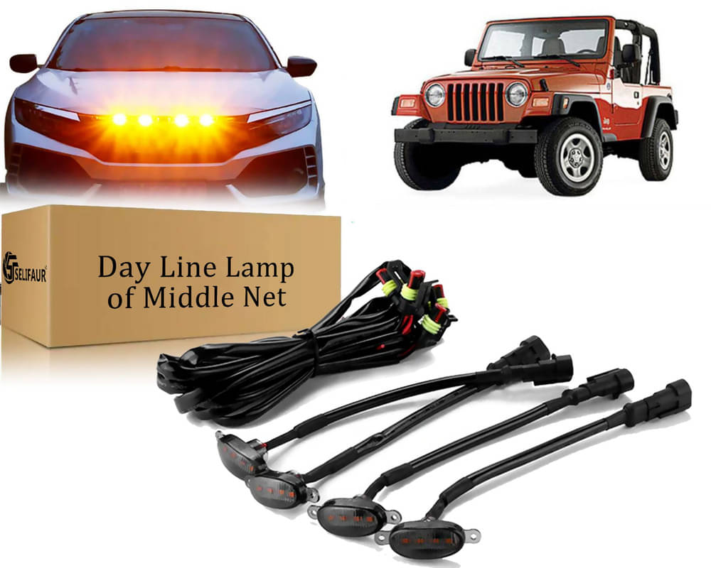4x4 Daytime Running Light Led Car Grill Raptor Style Emergency Warning Off-Roading Light For Jeep 4x4 Daytime Running Light Led Car Grill Raptor Style Emergency Warning Off-Roading Light For Jeep