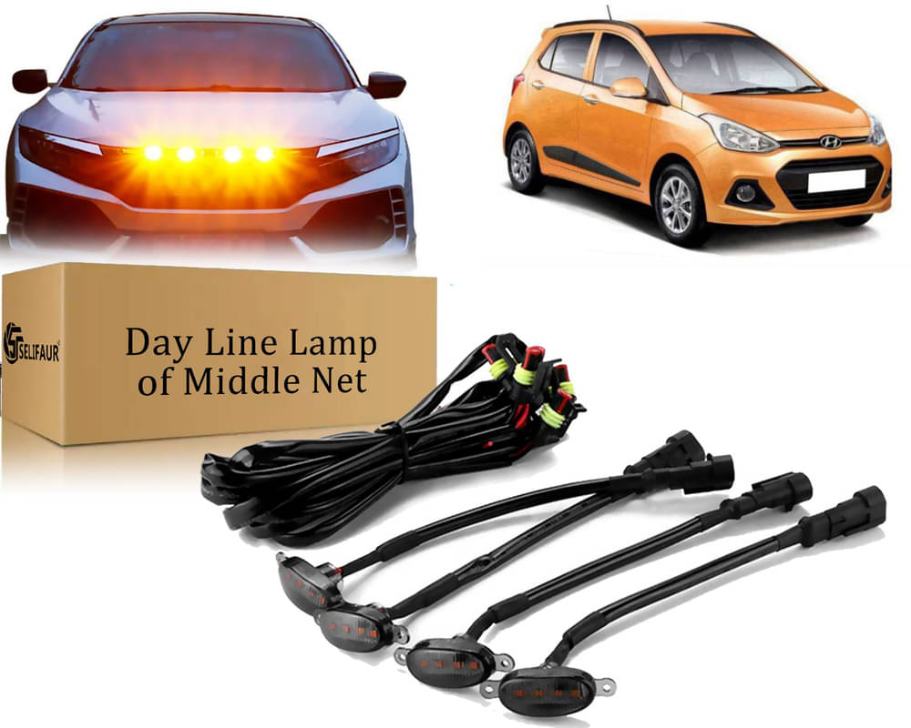 4x4 Daytime Running Light Led Car Grill Raptor Style Emergency Warning Off-Roading Light For I10 Grand 4x4 Daytime Running Light Led Car Grill Raptor Style Emergency Warning Off-Roading Light For I10 Grand