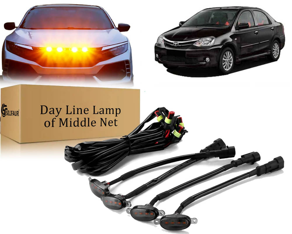     			4x4 Daytime Running Light Led Car Grill Raptor Style Emergency Warning Off-Roading Light For Etios