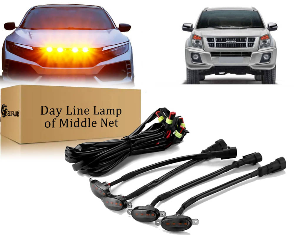 4x4 Daytime Running Light Led Car Grill Raptor Style Emergency Warning Off-Roading Light For Isuzu MU 7 2014 4x4 Daytime Running Light Led Car Grill Raptor Style Emergency Warning Off-Roading Light For Isuzu MU 7 2014