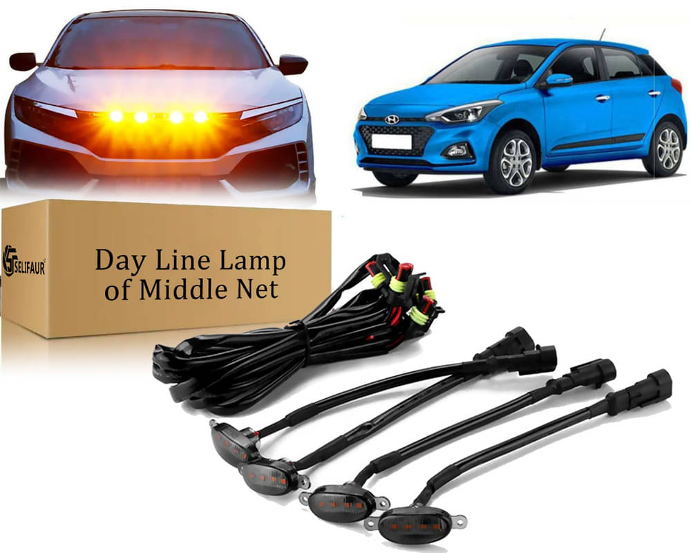     			4x4 Daytime Running Light Led Car Grill Raptor Style Emergency Warning Off-Roading Light For I20 Elite 2018