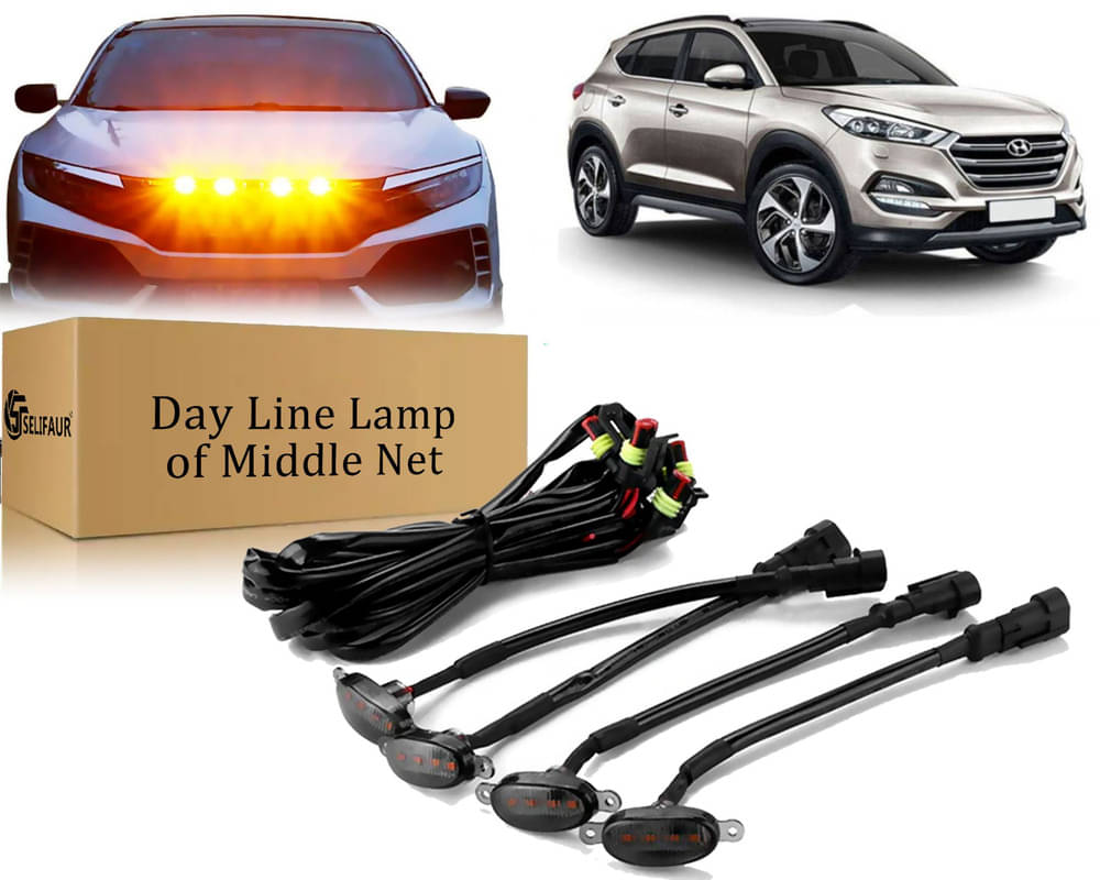     			4x4 Daytime Running Light Led Car Grill Raptor Style Emergency Warning Off-Roading Light For Tucson