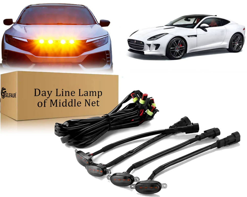 4x4 Daytime Running Light Led Car Grill Raptor Style Emergency Warning Off-Roading Light For Jaguar F TYPE 4x4 Daytime Running Light Led Car Grill Raptor Style Emergency Warning Off-Roading Light For Jaguar F TYPE