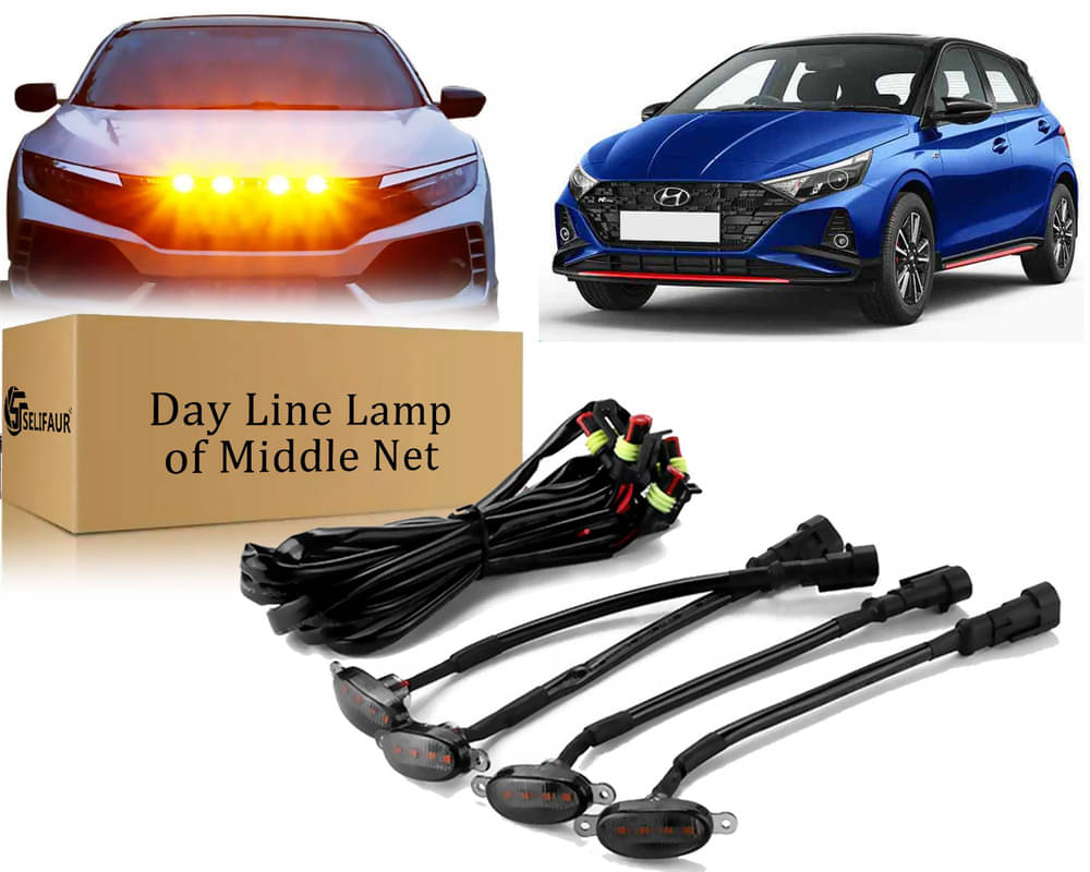 4x4 Daytime Running Light Led Car Grill Raptor Style Emergency Warning Off-Roading Light For I20 N Line 4x4 Daytime Running Light Led Car Grill Raptor Style Emergency Warning Off-Roading Light For I20 N Line