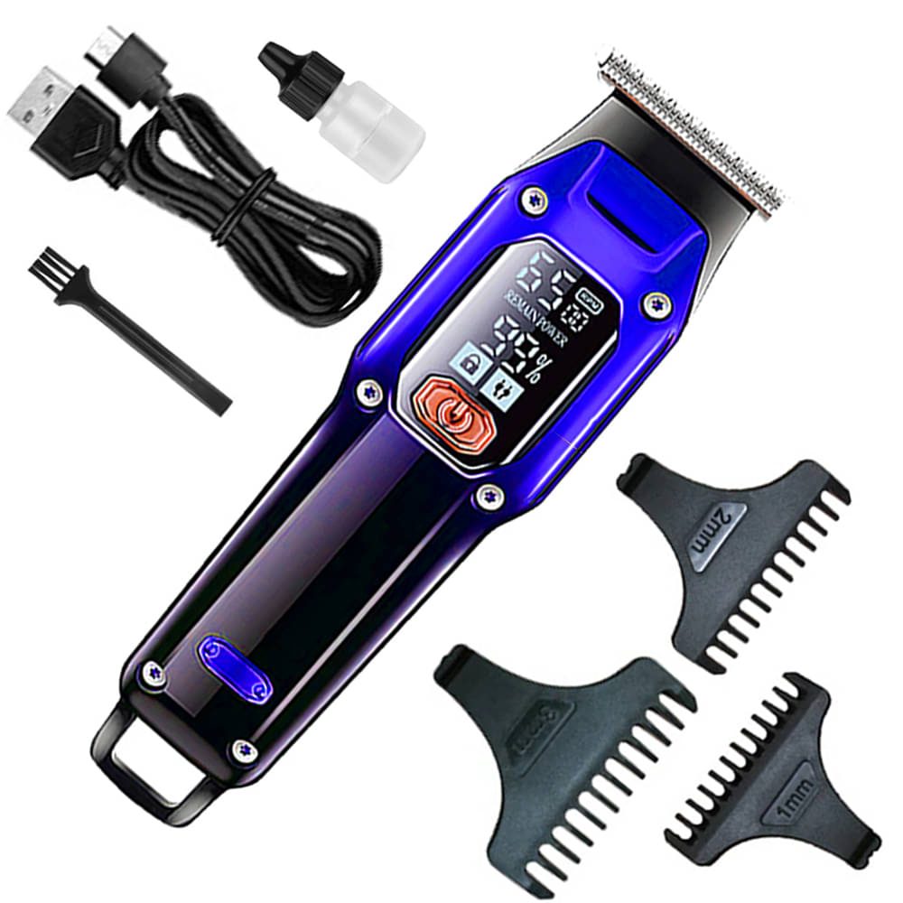     			CRS TRIMMER Blue Cordless Beard Trimmer With 60 minutes Runtime