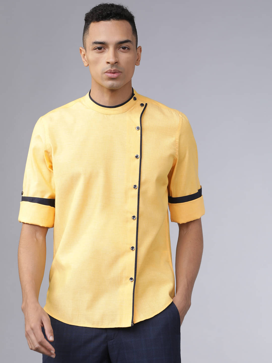 Highlander 100% Cotton Slim Fit Solids Full Sleeves Men's Casual Shirt - Mustard ( Pack of 1 ) Highlander 100% Cotton Slim Fit Solids Full Sleeves Men's Casual Shirt - Mustard ( Pack of 1 )