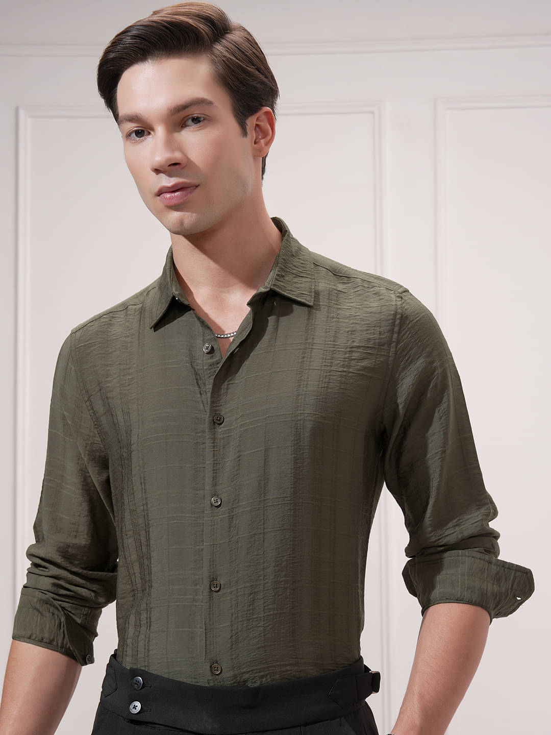 Highlander Viscose Slim Fit Checks Full Sleeves Men's Casual Shirt - Multicolor ( Pack of 1 ) Highlander Viscose Slim Fit Checks Full Sleeves Men's Casual Shirt - Multicolor ( Pack of 1 )