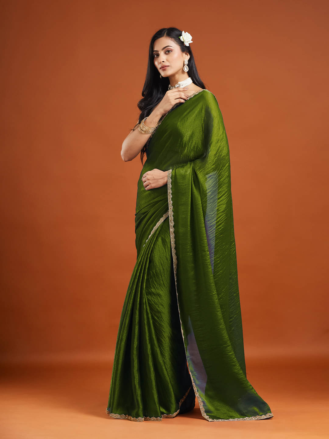 Indy Bliss Tissue Embellished Saree With Unstitched Blouse Piece ( LightGreen ) Indy Bliss Tissue Embellished Saree With Unstitched Blouse Piece ( LightGreen )