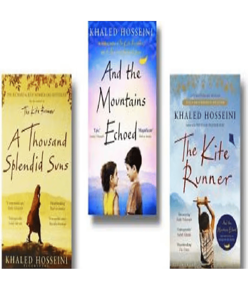 Khaled Hosseini Combo Of Three Book : And The Mountain Echoed + A Thousand Splendid Suns + The Kite Runner | Set Of Three - Stationery | Buy online on ZillyBuy