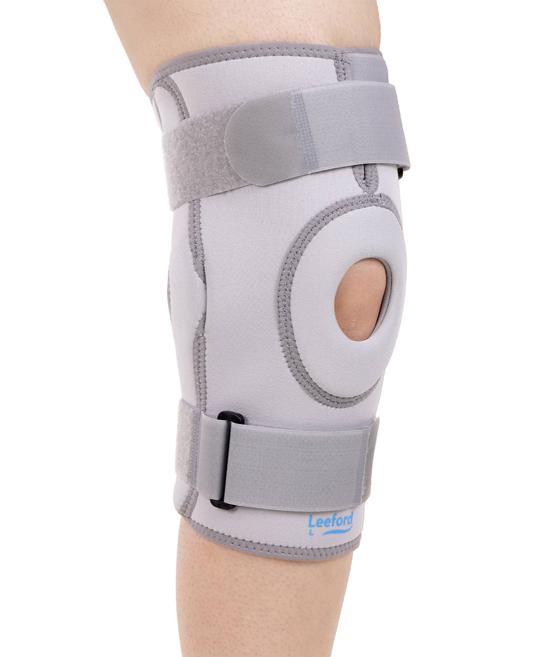     			Leeford Unisex Hinged Knee Braces Pair of 1 Blue ( M - Size )