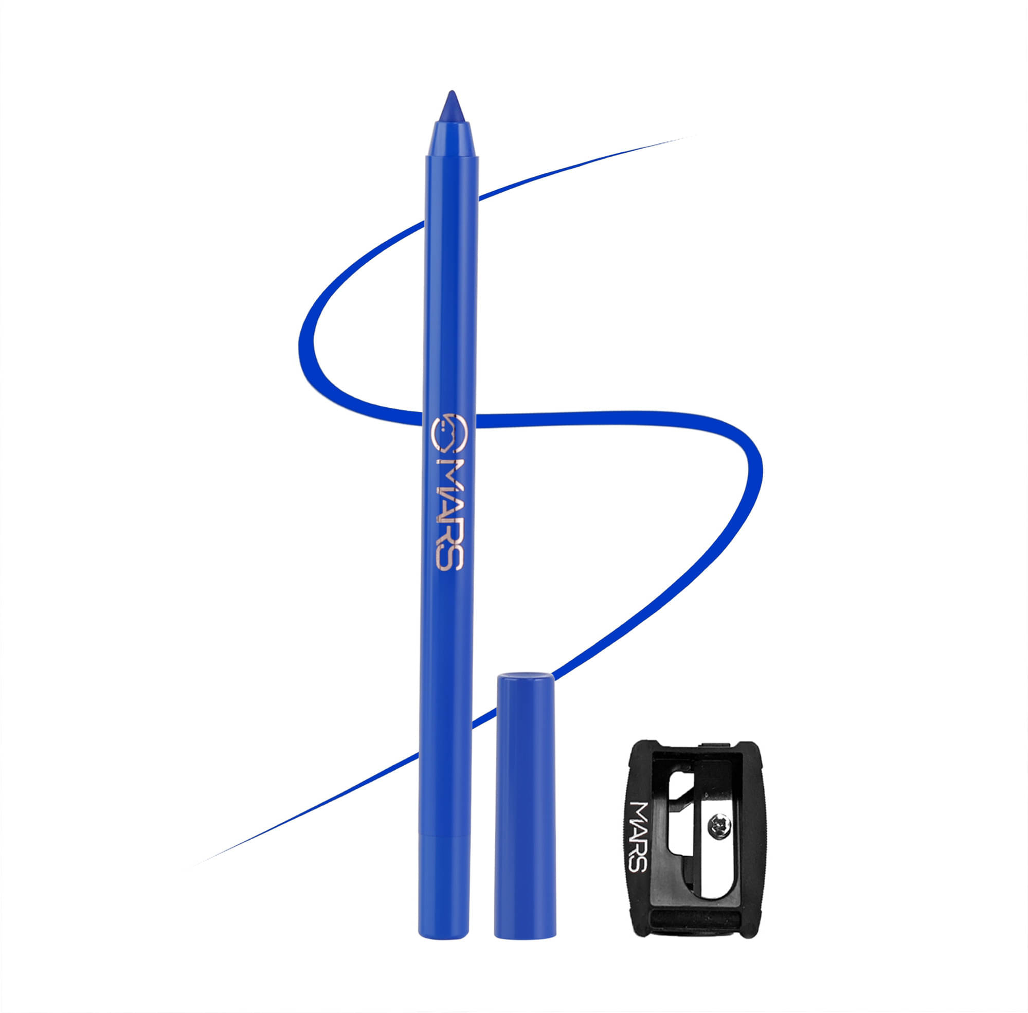     			MARS Highly pigmented smudge proof water proof Long Lasting Kajal High Tide Blue (Shade-02, 1.4 g)