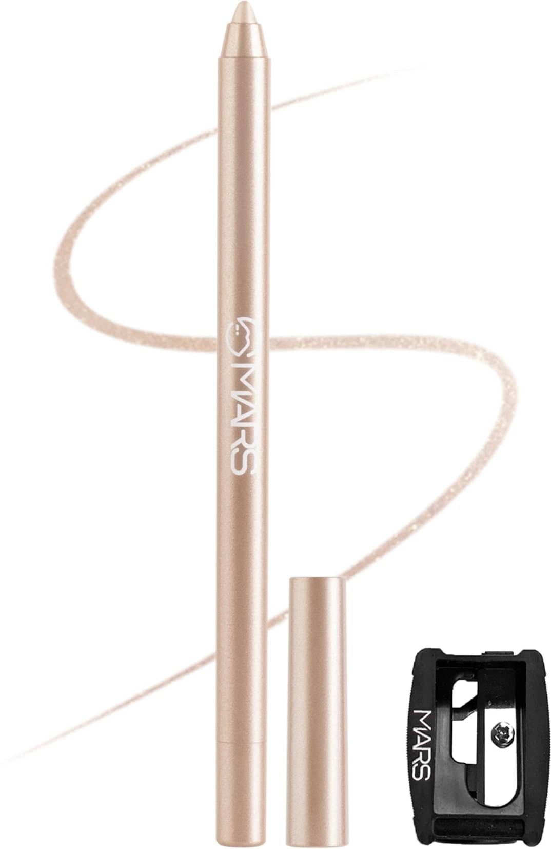     			MARS Highly pigmented smudge proof Long Lasting Kajal With Free Sharpner Golden Hour (Shade-01, 1.4 g)