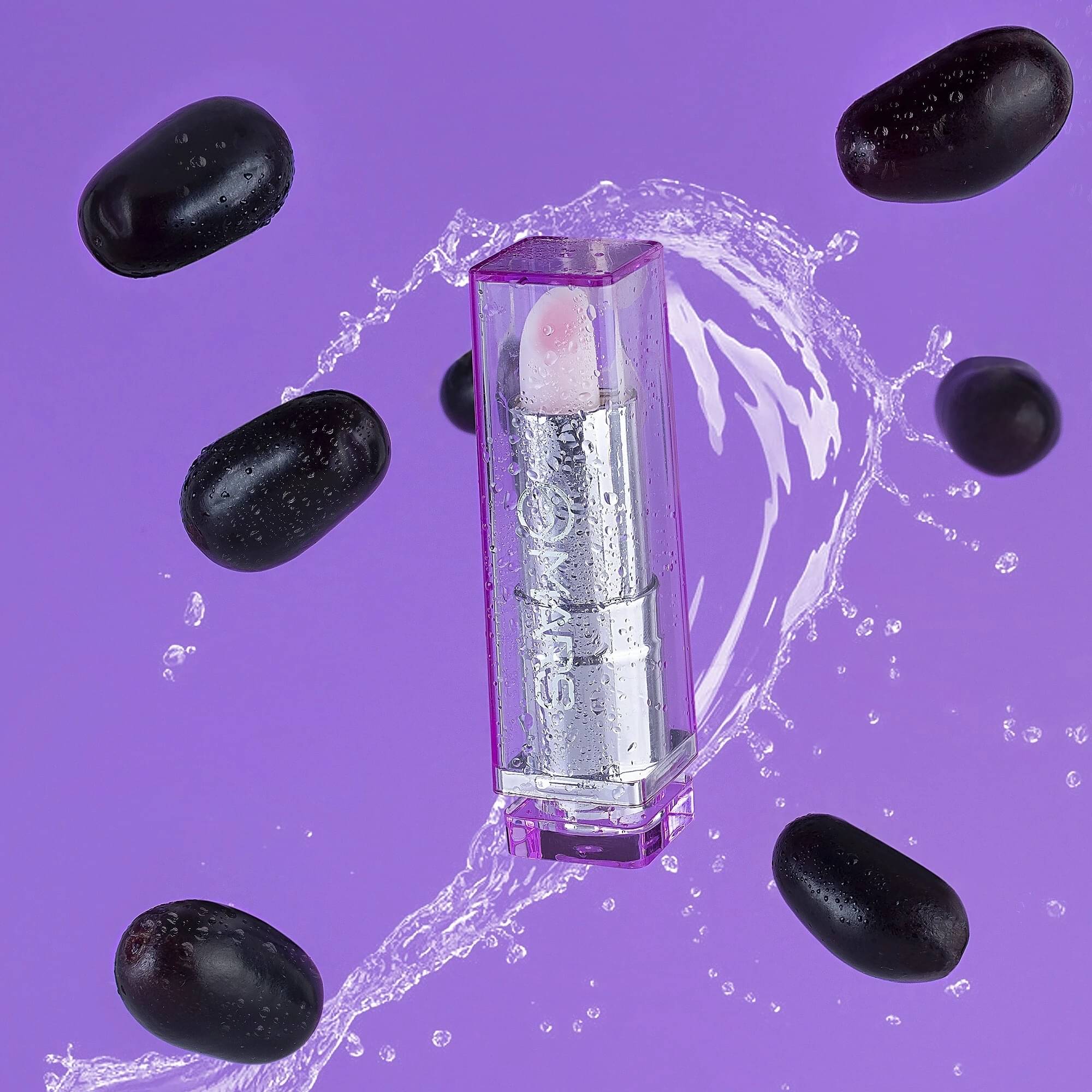     			MARS Lip Lollies Enriched With shea Butter Nourishing Lip Balm Grape (Pack of: 1, 3.2 g)