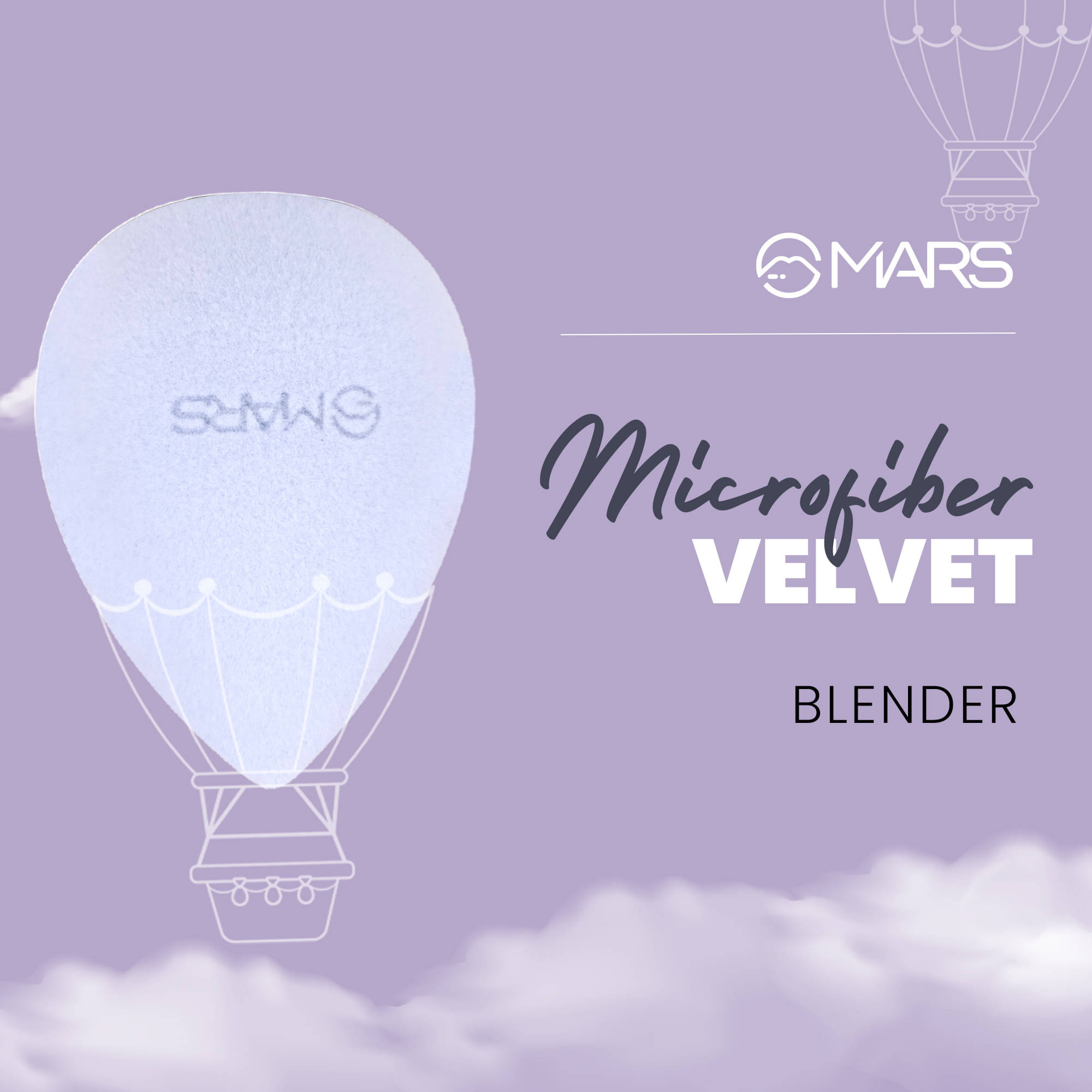     			MARS Microfiber Velvet Blender Latex Free Make up Sponge Beauty Blender Puff